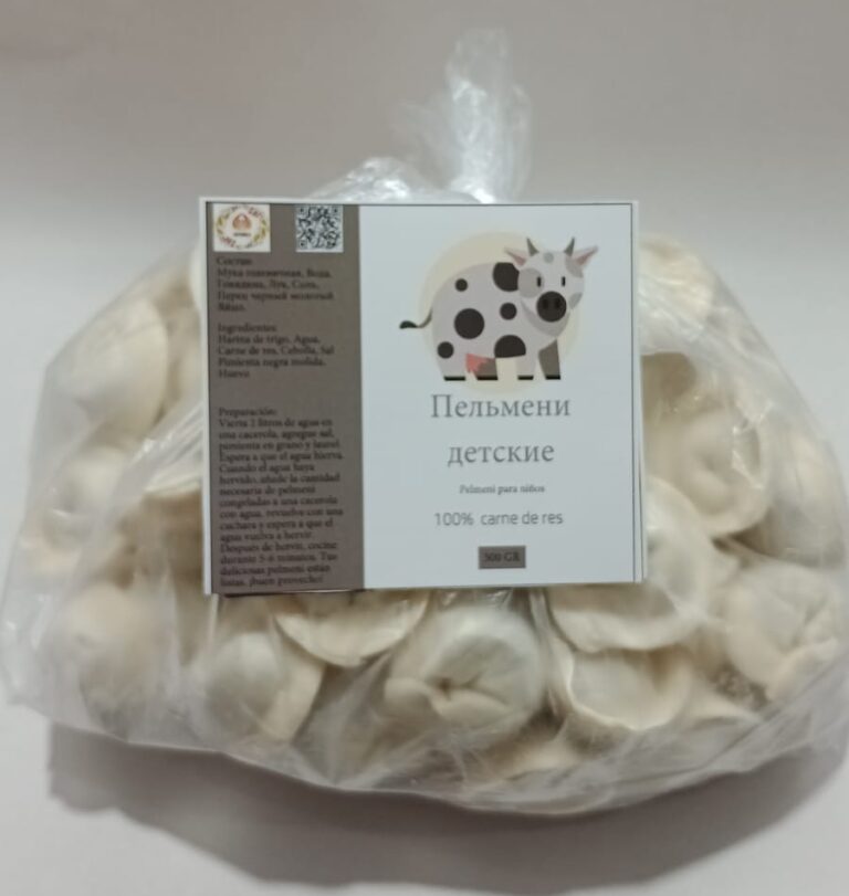 Детские пельмени коровка (говядина) 0,5 kg