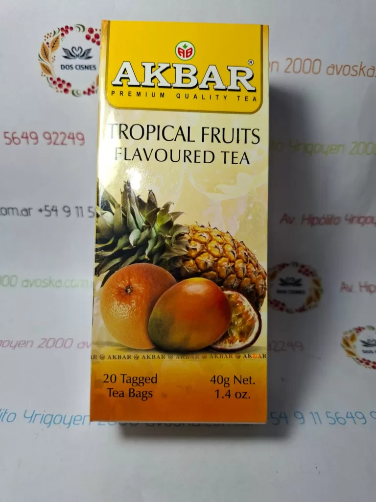 Akbar чай тропические фрукты