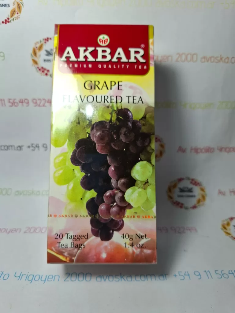 AKBAR чай виноград