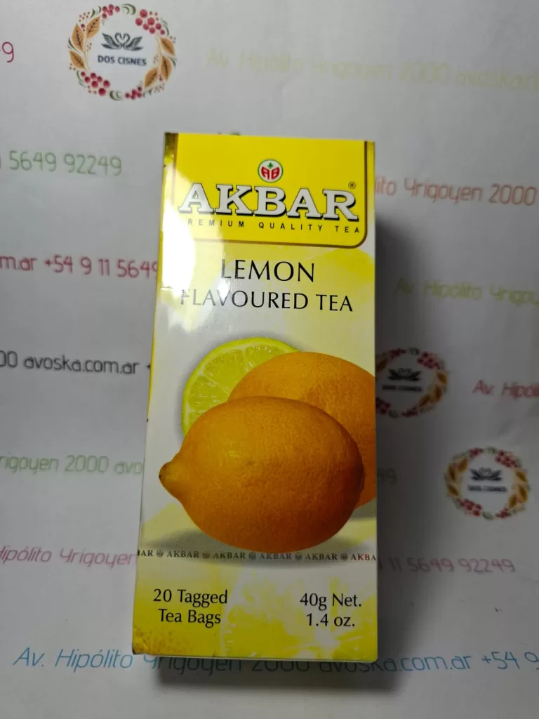 Akbar чай лимон