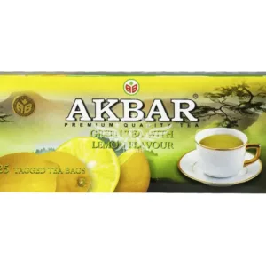 AKBAR зеленый чай с лимоном