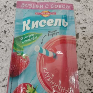 Кисель со вкусом клубники