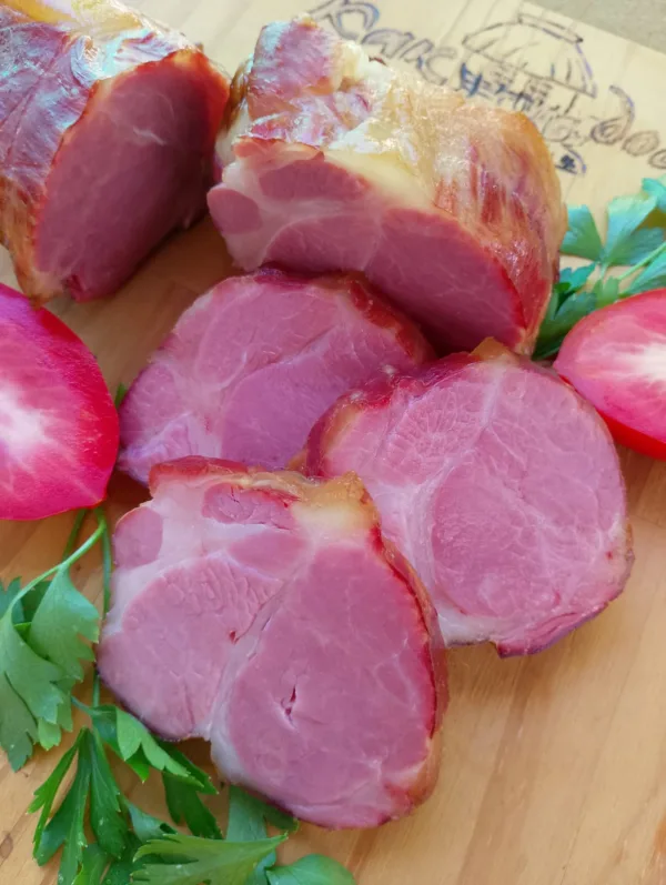 Bondiola ahumada en frío / Свиная шея холодного копчения