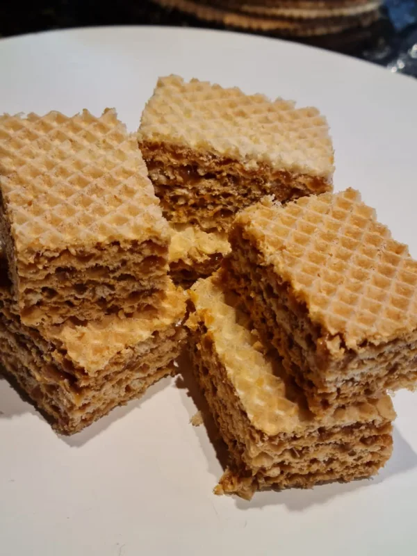 Waffles con dulce de leche 2un